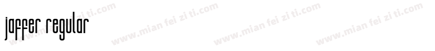 jaffer regular字体转换
